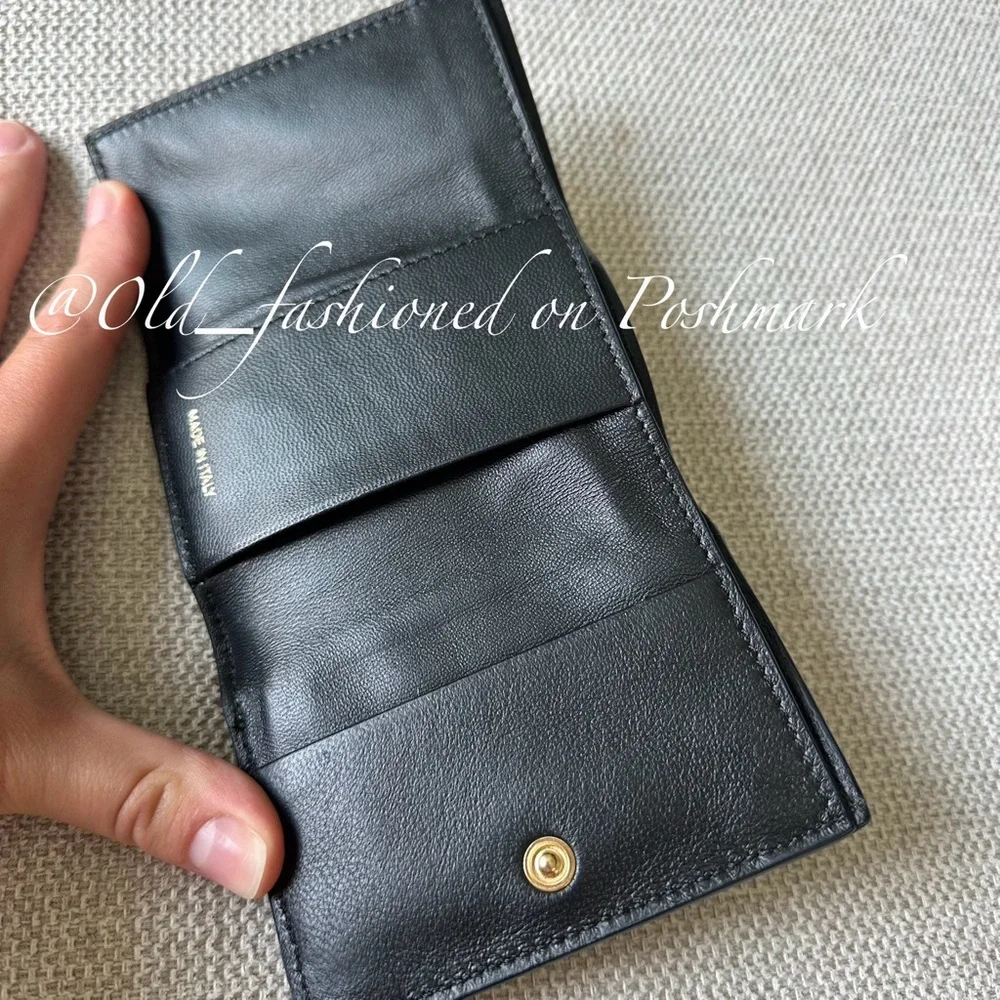 MARNI Saffiano Leather Tri-Fold Wallet
